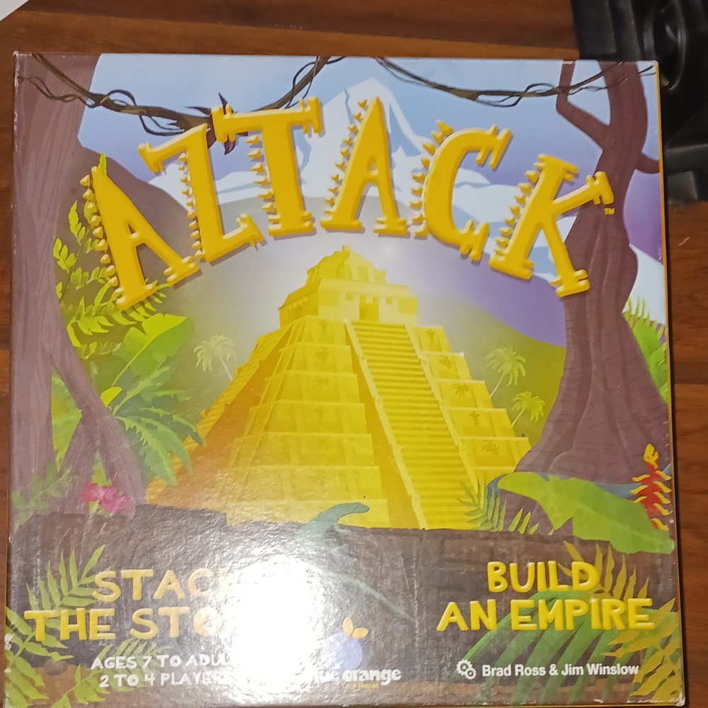 Blue Orange Games Aztack Strategy Board Game 2-4 Players Ages 7+ Complete