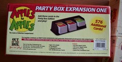 APPLES TO APPLES OUT OF THE BOX PUBLISHING CARD GAME LOT + PARTY BOX EXPANSION
