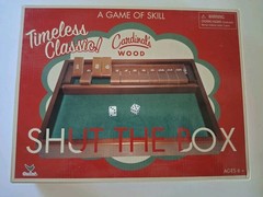Shut The Box Wooden Dice Game Cardinal Games Classic Pub Game Complete