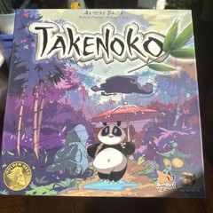 TAKENOKO Board Game Matagot Japan Panda Complete Family Game Pre-owned