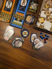 Dungeon Quest 1st ed. 1987 Board Game + Heroes Expansions from Games Workshop