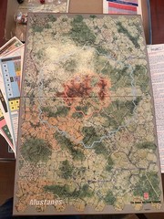 Avalon Hill Military Board Games Vintage Lot Of 3 War @ Sea, Mustang, Battle Of