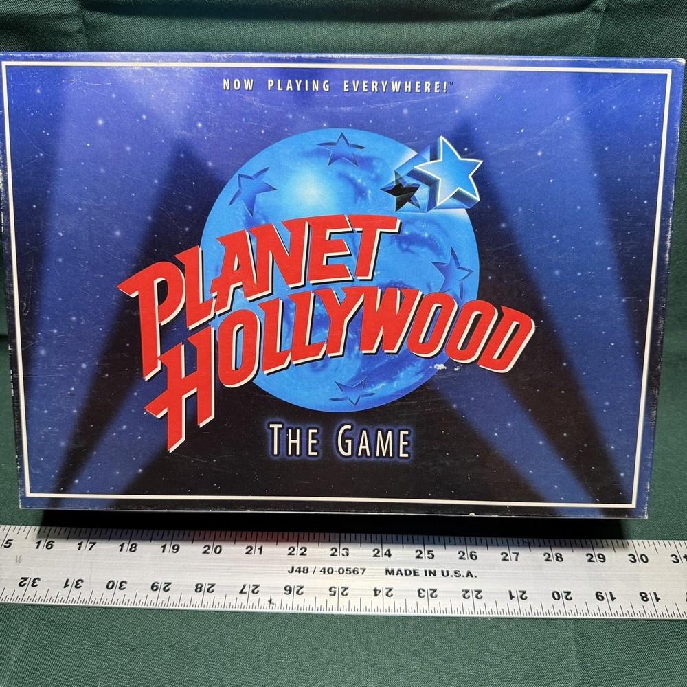 PLANET HOLLYWOOD Game – Movie Trivia – Complete – Works – Ships Free – See Video