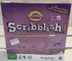 Cranium Scribblish Board Game Hasbro Family Picture Drawing Play Telephone NEW