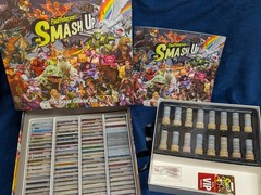 Smash Up Bigger Geekier Box FULL 20 Sets – 90 Factions -All Sleeved -Over 20lbs