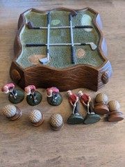 5.5″ DILLARD’S GOLF TIC TAC TOE GAME SET NEW OPEN BOX