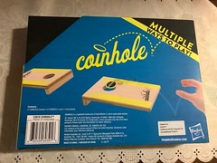 * Hasbro Coinhole Tabletop Coin Bouncing Game Cornhole Quarters Party Game