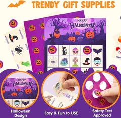 Complete Halloween Bingo Set for 32 Players – Perfect for School & Family