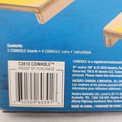 Game Coinhole The Tabletop Coin Cornhole Bouncing Party Hasbro Gaming Wood NEW