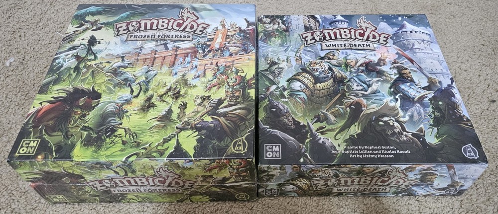 NEW Zombicide White Death Frozen Fortress Pledge Kickstarter Exclusive SEALED