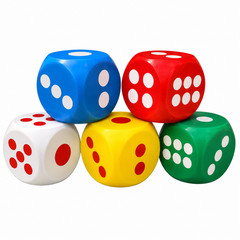 1 x Giant Foam Cube 30cm Hex Toy Party