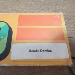 GDR picture domino toy professions-domino complete VEB Biggi logic learning game