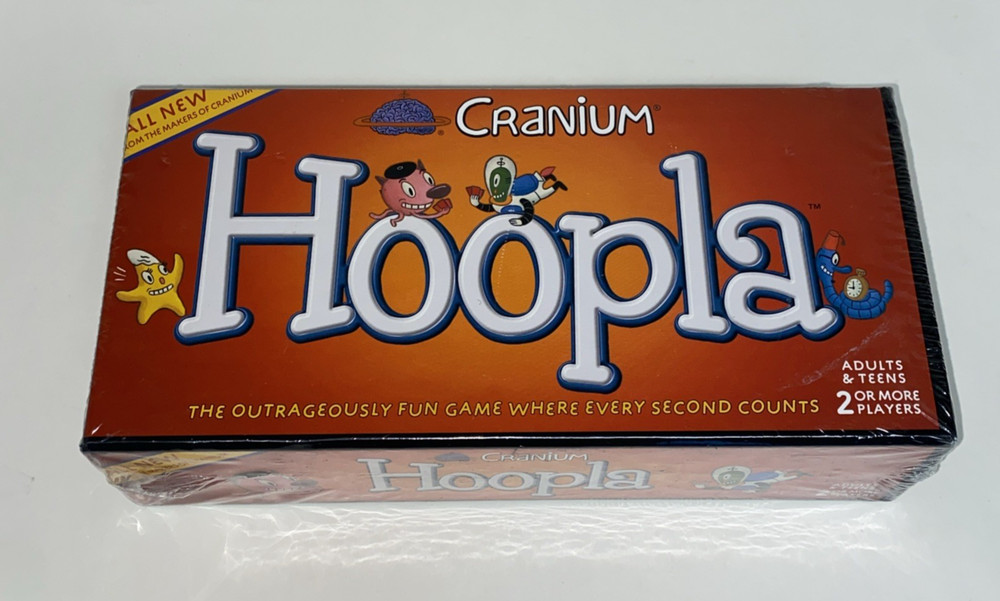 Hoopla Cranium Adult/Teen Board Game Where Every Second Counts New Sealed