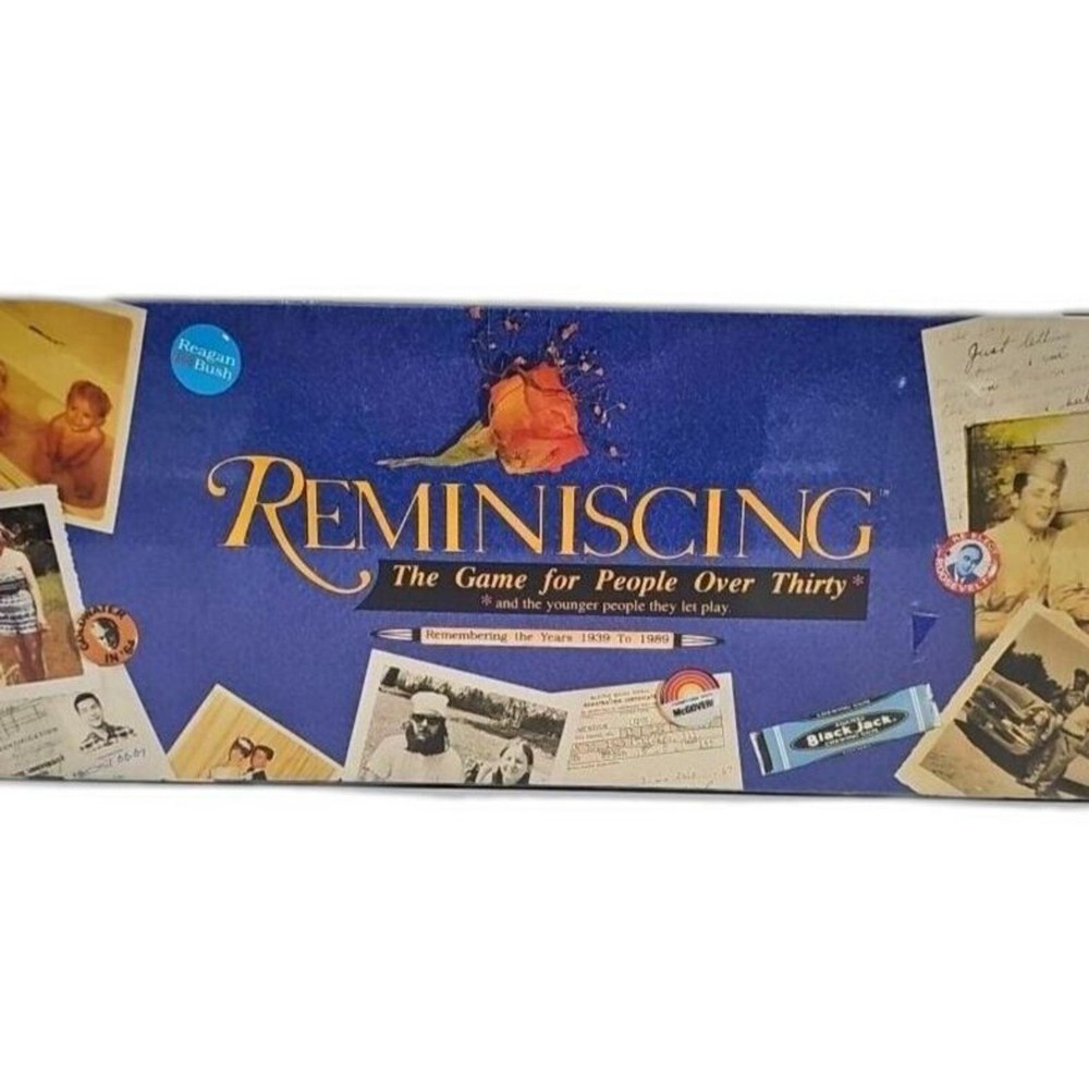 Reminiscing (Brand New Sealed) Board Game Remembering The 40s 50s60s70s And 80s