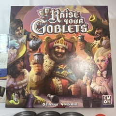Raise Your Goblets Board Game 2016 CMON Horrible Games 100% COMPLETE