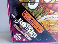 Jumanji the Game Real Wooden Box Edition of the Classic Adventure Board – SEALED