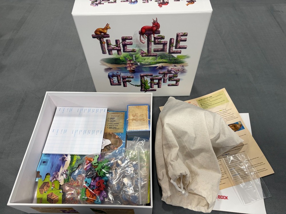 The City of Games The Isle of Cats Board Game 2019 GREAT CONDITION