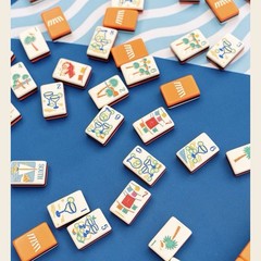 Baja Mahj Inspired 3-Layer American Mahjong Tiles