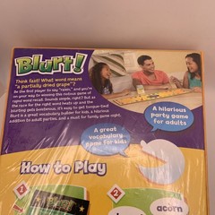 Blurt! Word Race Game Educational Insights NEW Sealed Family Party Game Fast Fun