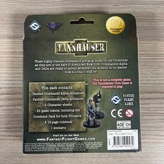 TANNHAUSER UNION TROOP PACK COMMANDO ALPHA DELTA FANTASY FLIGHT GAMES EXPANSION