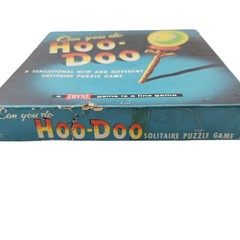 Hoodoo 1950s Solitaire Game Plastic Pegs Puzzle Tryne Co Original Box 1 Player