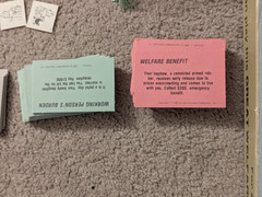 Public Assistance Board Game (1980) Nearly Complete w/ Manual