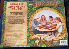 Jumanji the Game Real Wooden Box Edition of the Classic Adventure Board Game