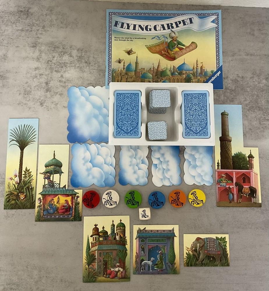 988 Ravensburger Flying Carpet Fantasy Board Game Replacement Pieces Parts