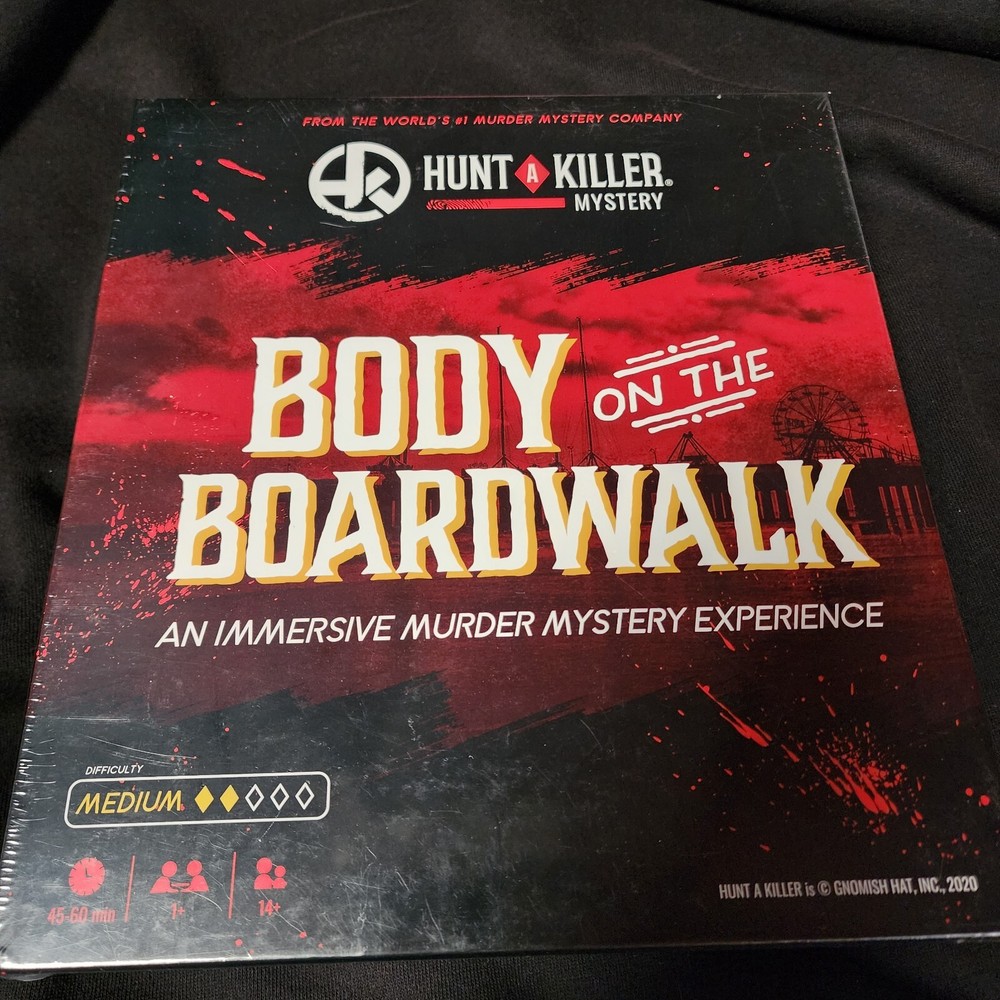 Brand New Sealed Hunt A Killer: Body On The Boardwalk Board Game