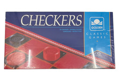 SEALED 1993 Vintage Checkers Board Game Complete Set Golden Brand New