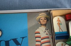 COMPLETE Vintage Twiggy Board Game 1960s 1967 MB Milton Bradley Queen of Mod