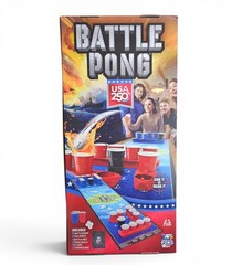 Battle Pong Tabletop Party Drinking Board Game America 250 Edition