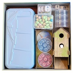 BitsBins Organizer for Wingspan Base Game, Organizes Tokens Easily and Fits i…