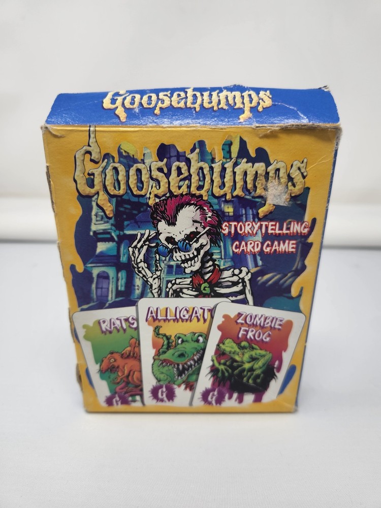 Vintage 1995 Parker Brothers Goosebumps Storytelling Card Game CIB Complete