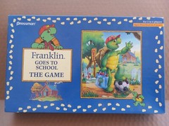 Franklin Goes to School 1986 Vintage Board Game Preschool to 8 years