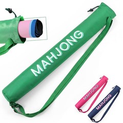 Sunnymove 35 Inch Long Mahjong Mat Bag Cute Double Strapped Polyester Drawstr…