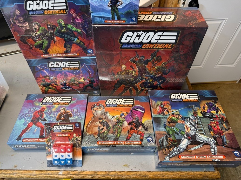 Renegade Studios G.I. Joe Mission Critical Core / Dice / Expansions GI Joe LOT