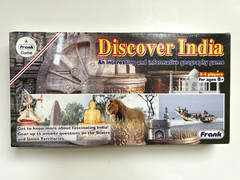 Discover India Board Geography Game, 2-4 Players Ages 8+, New Sealed Ships Fast,