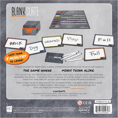 BLANK SLATE, Where Great Minds Think Alike, Fun Family-Friendly Board Game, Word