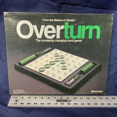 Overturn – Word Board Game – Pressman – 1993 – Complete – Free Shipping