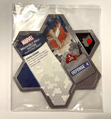 Lot of HeroScape Terrain Marvel Battle Of All Time Breakable Wall Sections Card