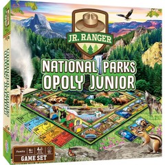 MasterPieces – Jr. Ranger Opoly Junior – National Parks Board Game for Kids