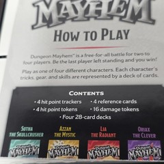 Dungeons & Dragons Dungeon Mayhem + Monster Madness Card Game Bundle