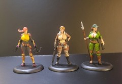 Custom GI Joe Miniatures – GI Ladies – Fully Painted – Mission Critical