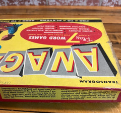 Vintage Transogram 1957 ANAGRAMS 7 Word Games With Instruction Missing Pieces