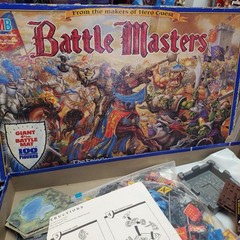 Vintage 1992-BATTLE MASTERS Board Game Milton Bradley