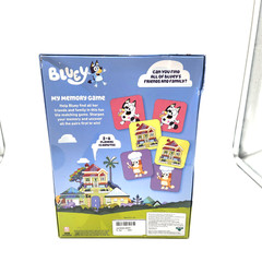 Bluey™ My Memory Game 72 Cards Matching Skills 2-6 Players Portable & Durable