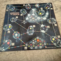 Avalon Hill 1988 : MERCHANT of VENUS Board Game- Science Fiction 99% Complete