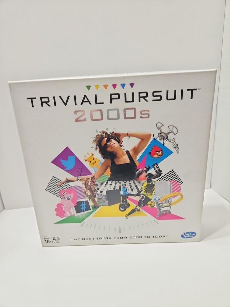 Hasbro Gaming Trivial Pursuit 2000s Board Game Complete Ages 16+ 2 Players