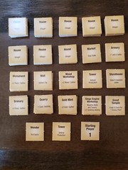 AGE OF MYTHOLOGY BOARD GAME TILES BUILDING BLOCKS TERRAIN RESOURCE 180 PIECES